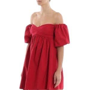 Pinko Pastiera Abito Red Dress  | NWT | IT 38 / US 2 | Made In Italy